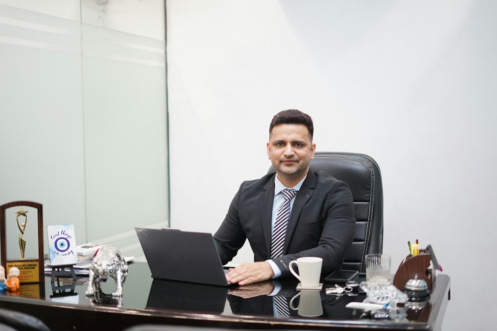 Professional in a suit